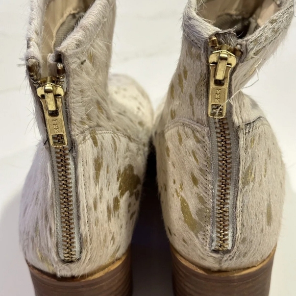 Coconuts by Matisse Pronto Calf Hair Leathet Ankle Boots Booties Western Size 8 - Picture 3 of 8